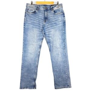 TPJ The Perfect Jean Thick Thicc Jeans Straight Leg 36x32 (Fits 36x31)